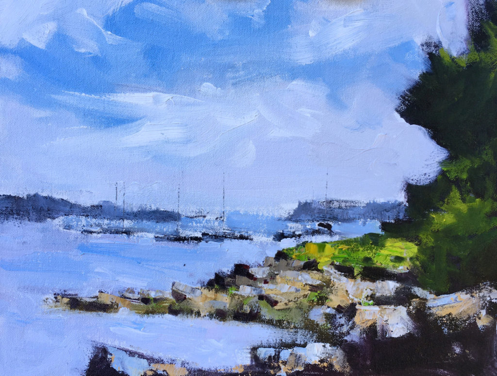 11x14 oil on canvas panel